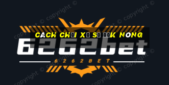 Cách chơi xổ số Đắk Nông