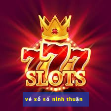 vé xổ số ninh thuận