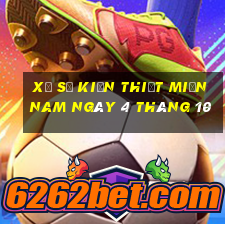 xổ số kiến thiết miền nam ngày 4 tháng 10