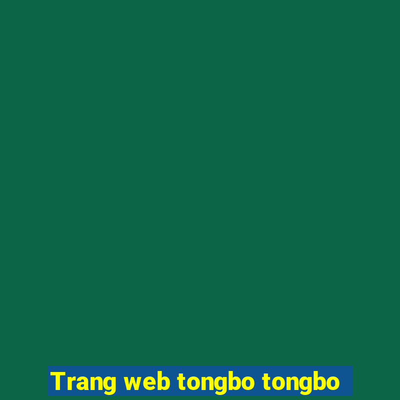 Trang web tongbo tongbo