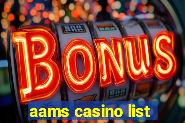 aams casino list