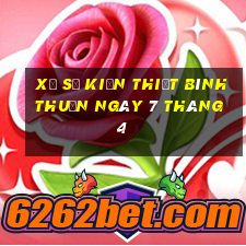 xổ số kiến thiết bình thuận ngày 7 tháng 4