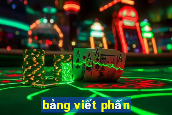 bảng viết phấn