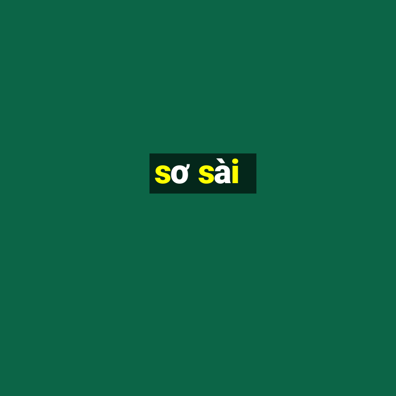 sơ sài