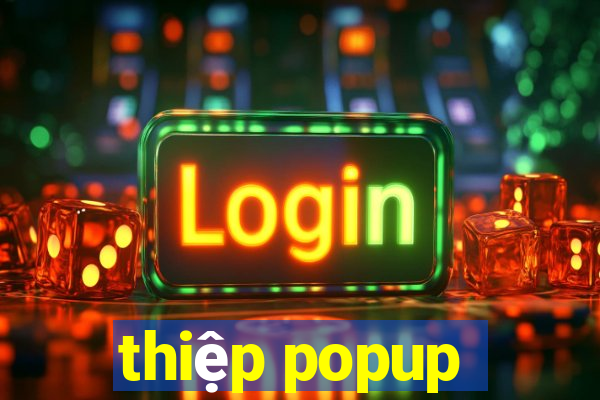 thiệp popup