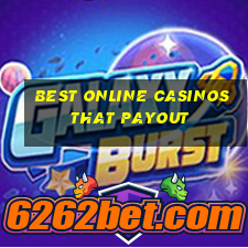 best online casinos that payout