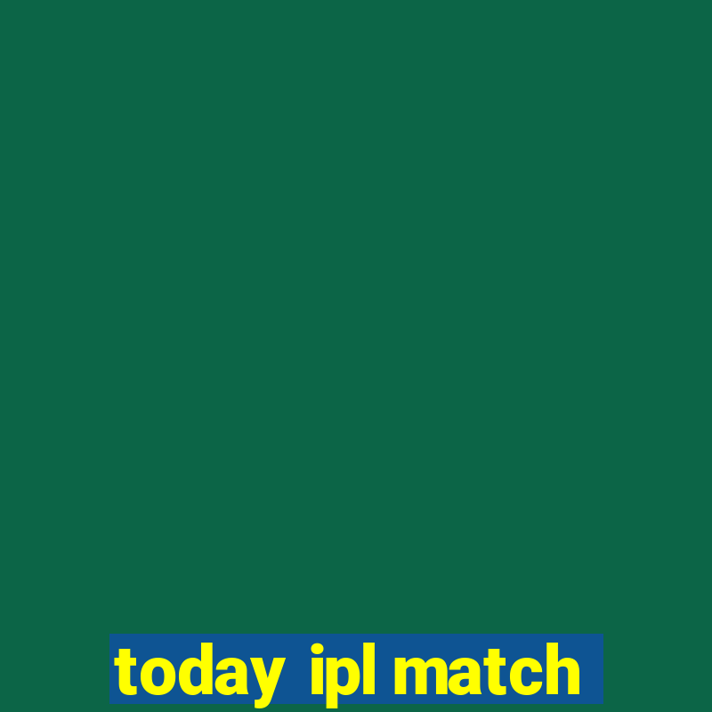 today ipl match