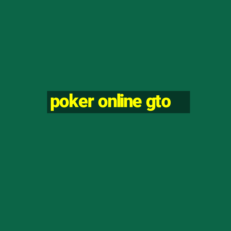 poker online gto