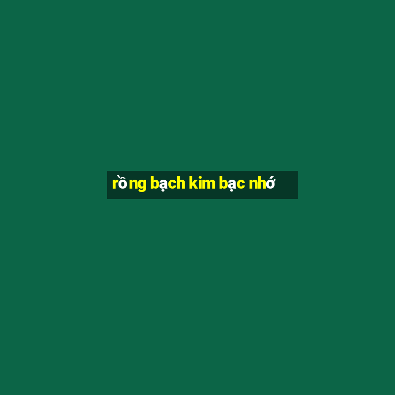 rồng bạch kim bạc nhớ