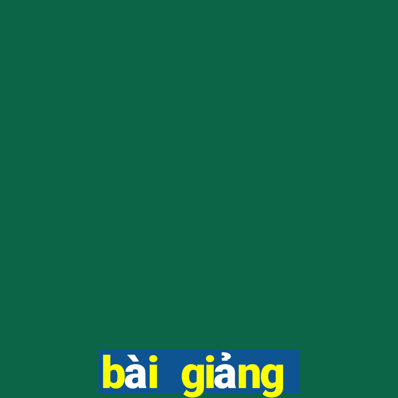 bài giảng điện tử ưu thế lai