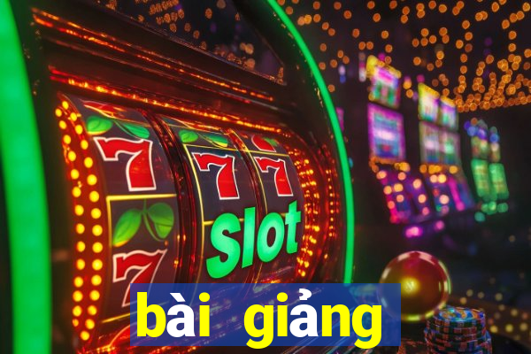 bài giảng điện tử ưu thế lai