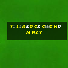 tỷ lệ kèo cá cược hôm nay