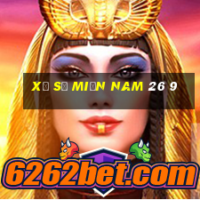 xổ số miền nam 26 9