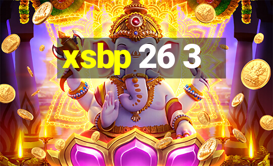 xsbp 26 3