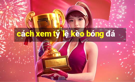 cách xem tỷ lệ kèo bóng đá