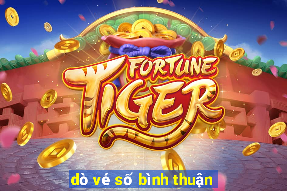 dò vé số bình thuận