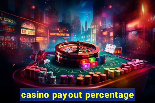 casino payout percentage