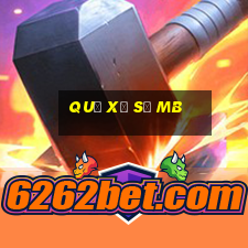 quả xổ số mb