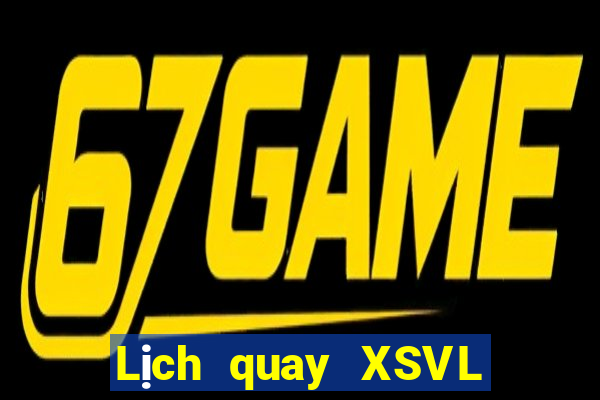 Lịch quay XSVL ngày 26