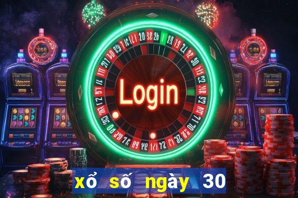 xổ số ngày 30 tháng 04