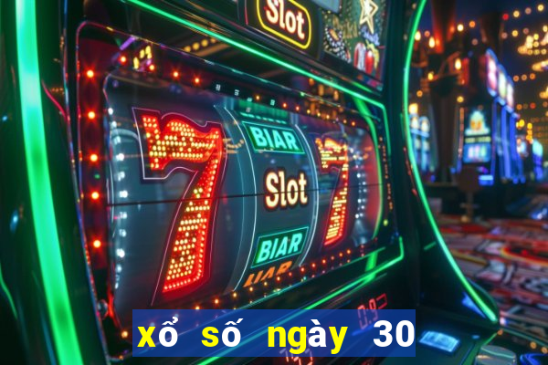 xổ số ngày 30 tháng 04