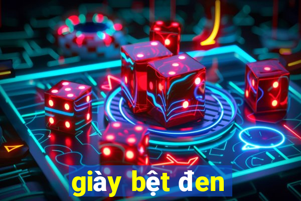 giày bệt đen