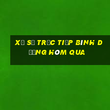 xổ số trực tiếp bình dương hôm qua