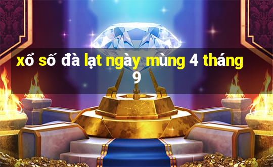 xổ số đà lạt ngày mùng 4 tháng 9