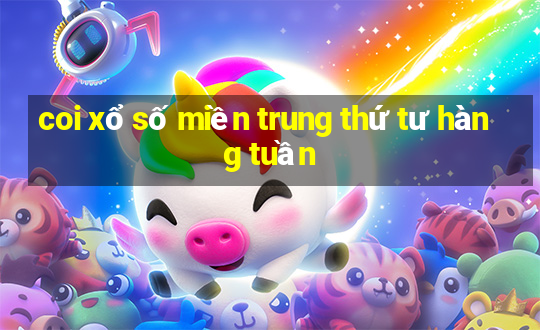 coi xổ số miền trung thứ tư hàng tuần