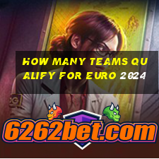 how many teams qualify for euro 2024