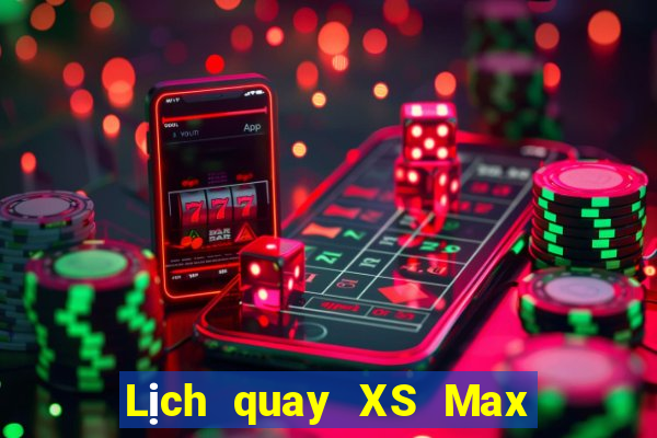 Lịch quay XS Max 4D thứ tư