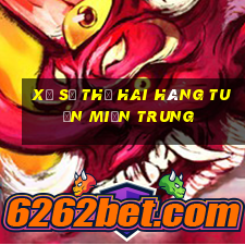 xổ số thứ hai hàng tuần miền trung