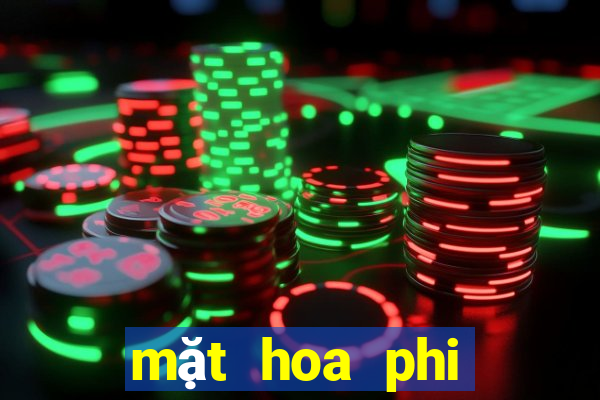 mặt hoa phi điệp bệt