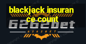 blackjack insurance count