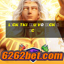 lịch thi đấu vô địch đức