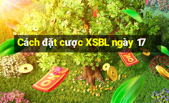 Cách đặt cược XSBL ngày 17