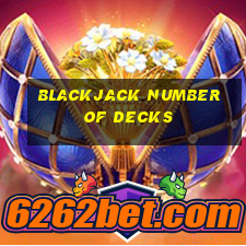 blackjack number of decks