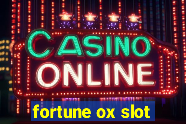 fortune ox slot