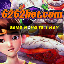 game nông trại hay