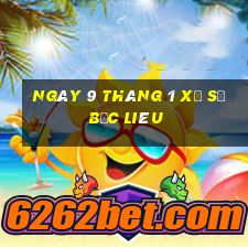 ngày 9 tháng 1 xổ số bạc liêu