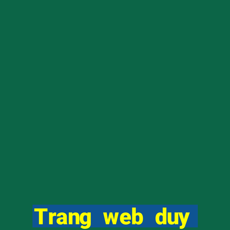 Trang web duy nhất của Poly