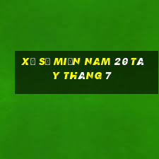 xổ số miền nam 20 tây tháng 7