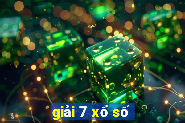 giải 7 xổ số