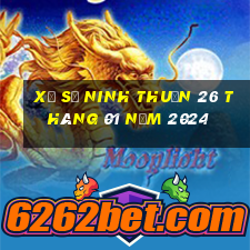 xổ số ninh thuận 26 tháng 01 năm 2024