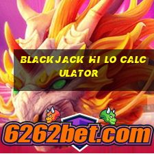 blackjack hi lo calculator