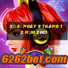 xổ số ngày 9 tháng 12 năm 2003