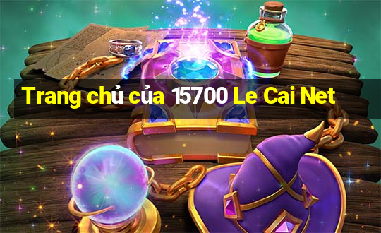 Trang chủ của 15700 Le Cai Net