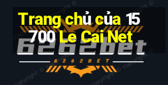 Trang chủ của 15700 Le Cai Net