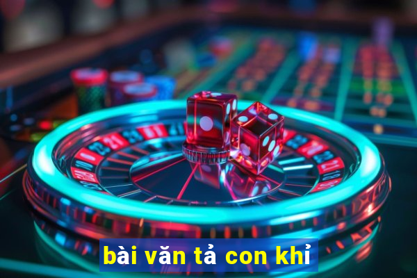 bài văn tả con khỉ