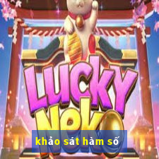 khảo sát hàm số